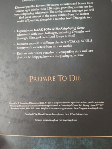 Dark Souls RPG Tome of Strange Beings Hardback