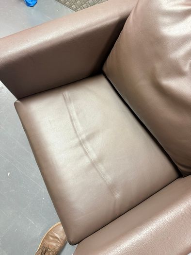 IKEA KOARP Armchair in Farsta Dark Brown