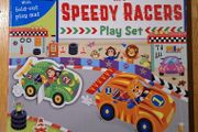Igloo Books My Speedy Racers Play Set with Fold-Out Play Mat