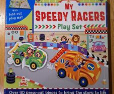 Igloo Books My Speedy Racers Play Set with Fold-Out Play Mat