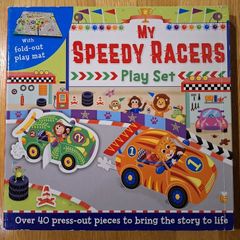 Igloo Books My Speedy Racers Play Set with Fold-Out Play Mat
