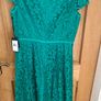 Stunning Adrianna Papell designer dress jade green Image 5