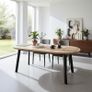 Arvian Extendable Round Dining Table 80-130cm Image 5