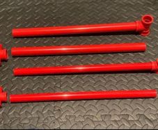 Red upvc / pvc pipes size 25mm