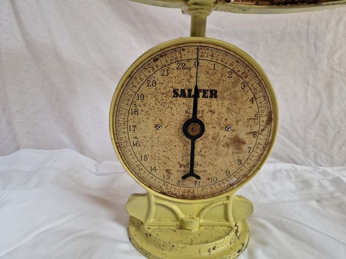 Vintage - Salter baby scales.