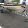 14ft fibreglass lake boat with trailer Image 3