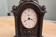 Large Genesis Heavy Cold Cast Bronze Mantle Clock