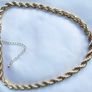 Vintage Gold Plated Chain 21" Necklace Image 4