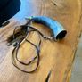 Vintage Elless France Cowhorn Hunting Horn Image 2