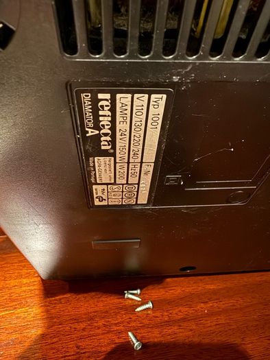 vintage 35 mm photographic slide projector