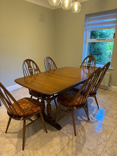 ercol Dining table & chairs
