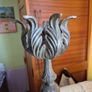 Unique Item Vintage Tall Heavy  Candle Holder Image 8