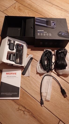 Miofive Dash Cam Front and Rear, 4K+2K Dual Dash Camera for Cars with 5G Wifi, GPS, 3840 UHD Recorder, Built-In 128G eMMC Storage, Night Vision, Motion Detection, G Sensor Powered by Super Capacitor