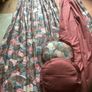 Glazed Cotton Sanderson curtains and matching cousins Image 4