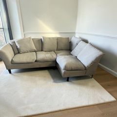 Grey corner sofa set l shaped