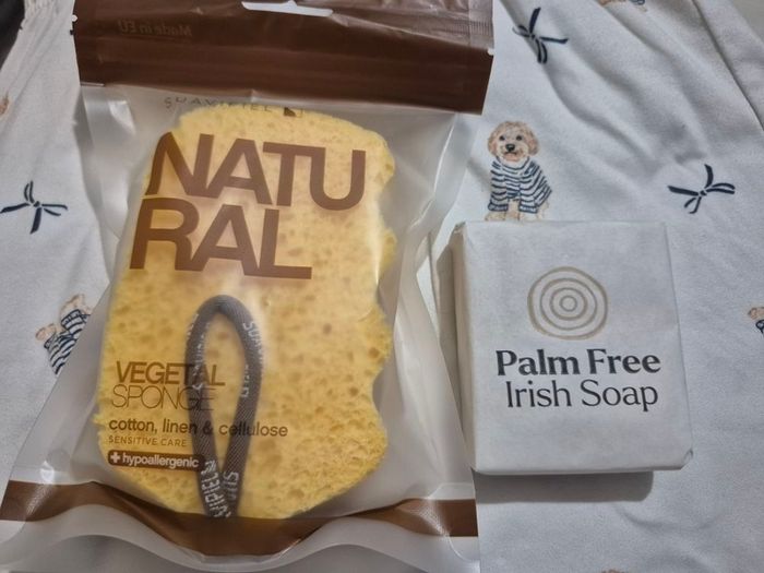 Soap and body mitt