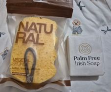 Soap and body mitt