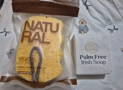 Soap and body mitt