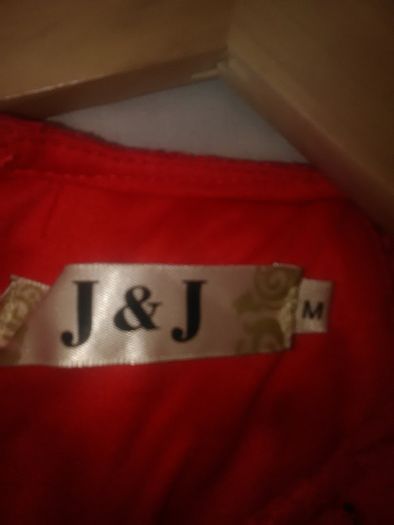 J&J Ladies red dress