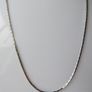 Vintage 925 Sterling Silver box chain Necklace length 19" - 4,6g Image 2