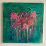 Original Abstract Painting Dublin Floral Painting Framed Image 6