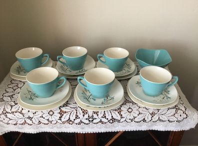 Mid-century Midwinter tea set