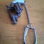 Vintage capgun revolver keyring Image 4