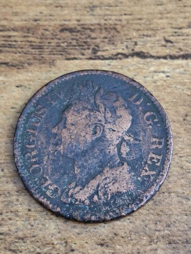 Ireland 1822, Half Penny George IV - free standard postage