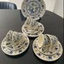 Fabulous vintage Blue onion Ironstone  19 piece tea set Image 3