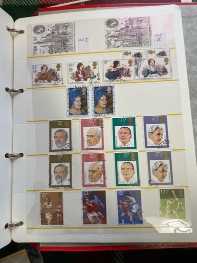 2 vintage stamp books