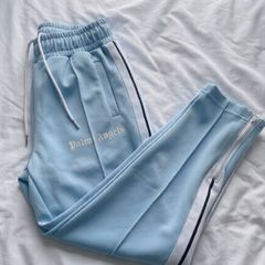 Palm Angels Light Blue Trackpants - Size S