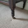 edwardian antique bookcase on casters Image 3