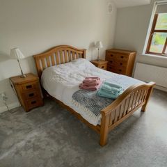Wooden bed