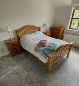Wooden bed