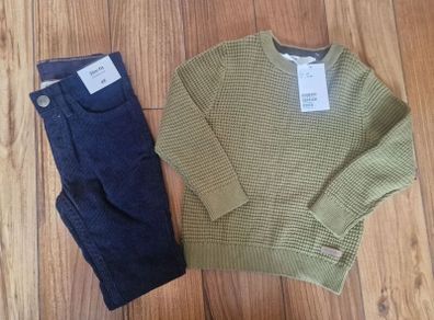 H&m Boys Jumper & Cords 1.5-2yrs