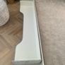 Pelmets 2xGrey crushed velour covered wooden over window pelmets. PERFECT Image 6