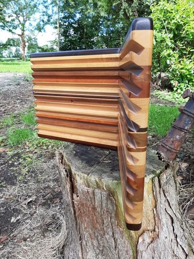 David Levy wooden CD rack