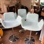 Luxury Italian Barstool in Aqua Blue - Stool 2 of 3 - Swivel and Adjustable Image 10