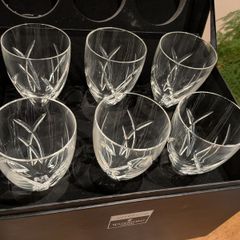 John Rocha Waterford Crystal Glasses, set of 6 still with labels