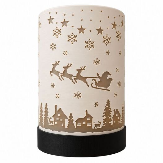 Santa's Flight Christmas Tea Light Lantern 3D