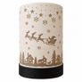 Santa's Flight Christmas Tea Light Lantern 3D Image 2