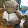 Three Piece Suite (3+1+1) and footstool Image 4