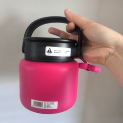 Insulated Stainless Steel Thermal Food Jar / Soup Flask with Folding Spoon (800ml)