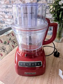 KitchenAid 3.1L Food Processor (Empire Red) with Accessory Storage Case
