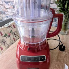 KitchenAid 3.1L Food Processor (Empire Red) with Accessory Storage Case