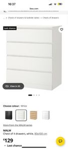 IKEA chest of 4 drawers