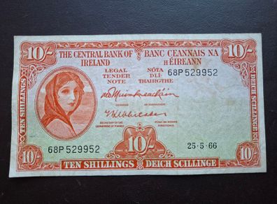 1966 Lady Lavery 10 Shillings#2