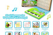 My First Piano Book - Educational Musical Toy for Toddlers Kids Ages 3-5 Years - Ideal 3, 4 Year Old Boy or Girl Birthday Gift Present
