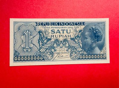 Indonesia  1  Rupiah  1956  Pick  74 ( Uncirculated )