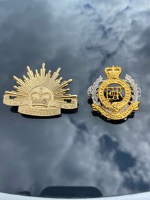 Australian military cap badges
